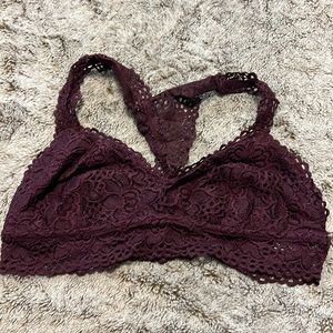 Deep Purple Aerie Racerback Bralette